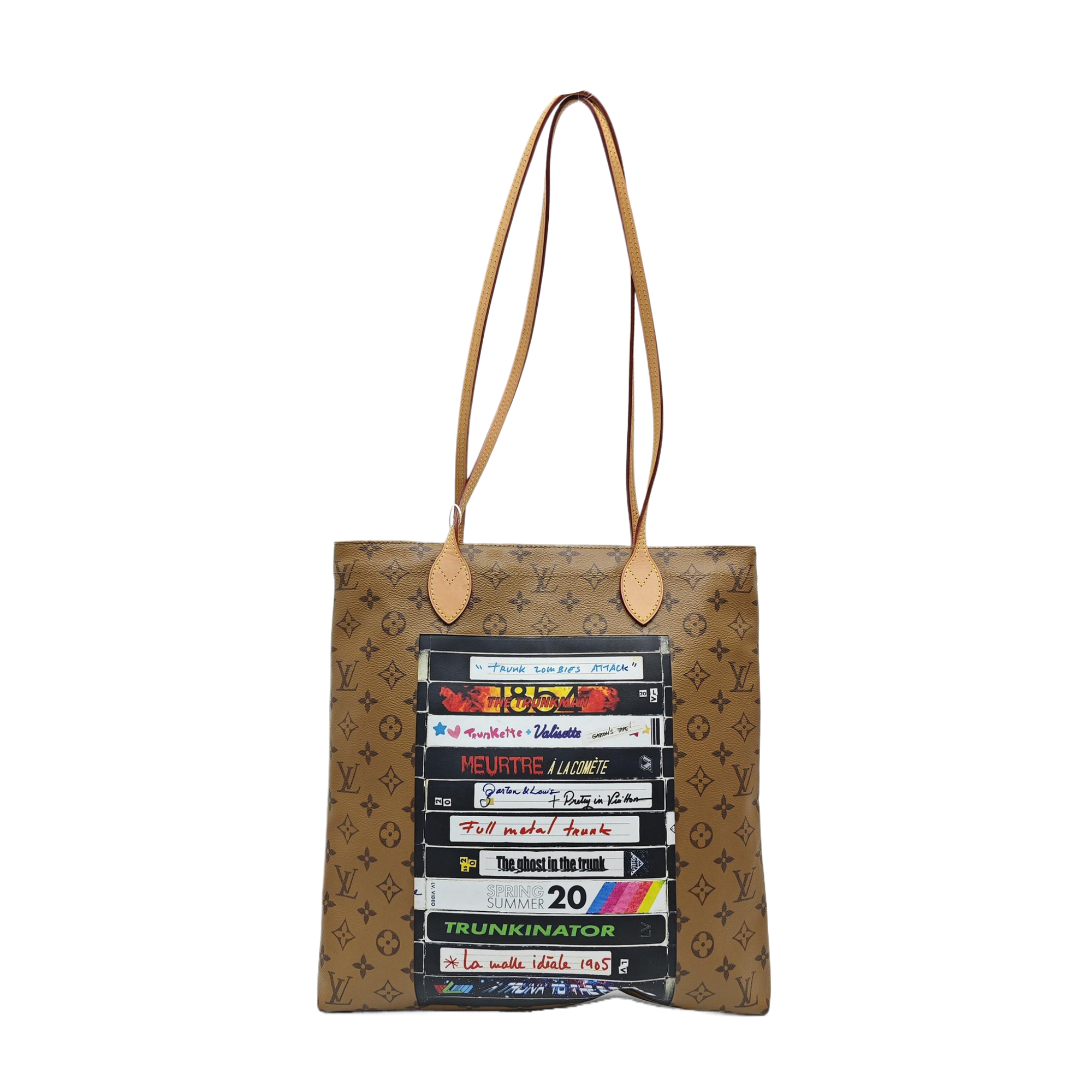CARRY IT Monogram Coated Canvas Brown