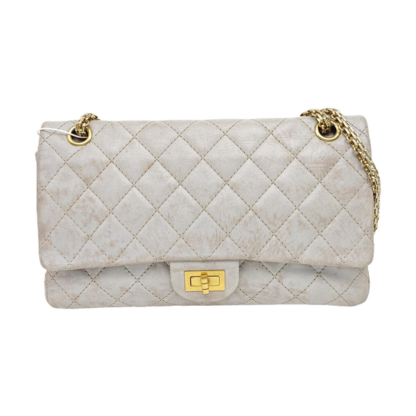 2.55 227 (jumbo) Quilted Calfskin Gray