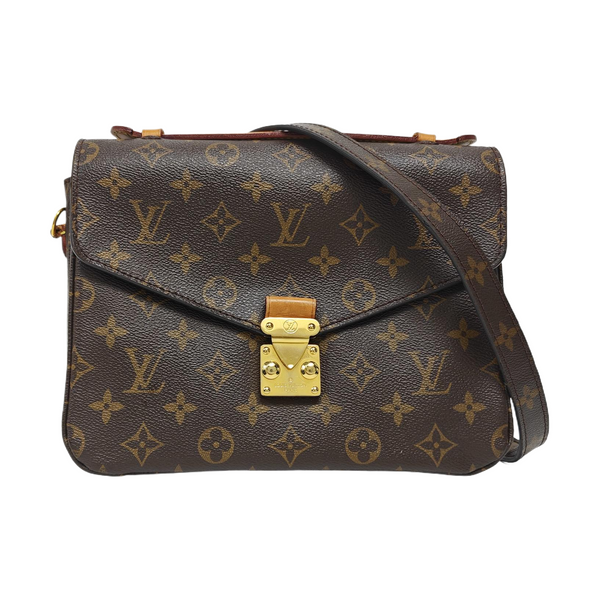 Lona Revestida Monogram marrón Métis MM