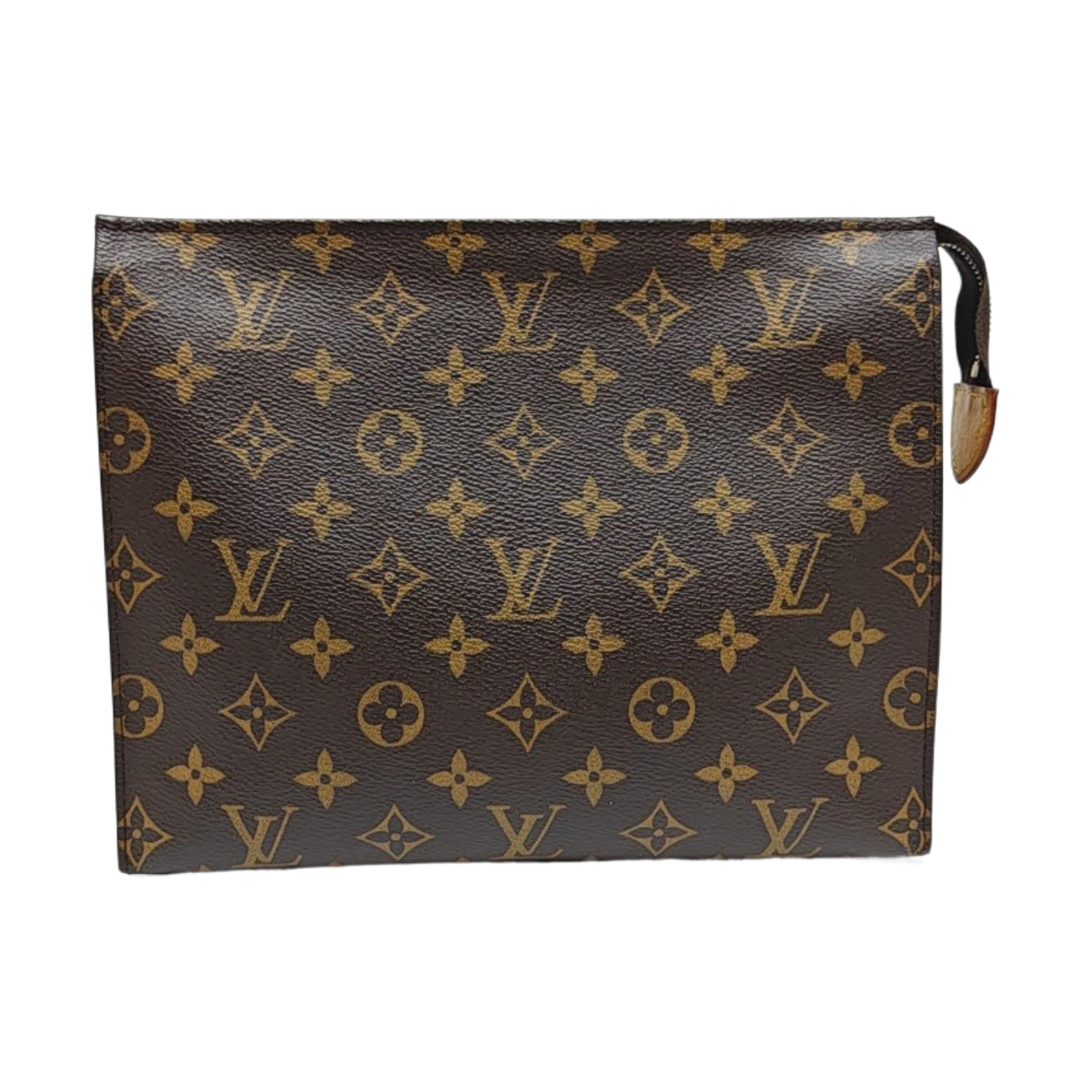TOILET POCKET 26 Monogram Coated Canvas Brown