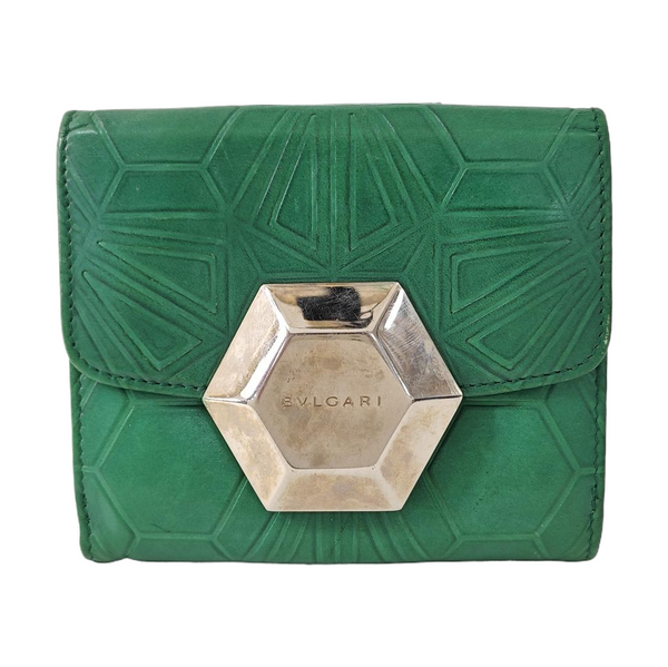 Calfskin Wallet Green