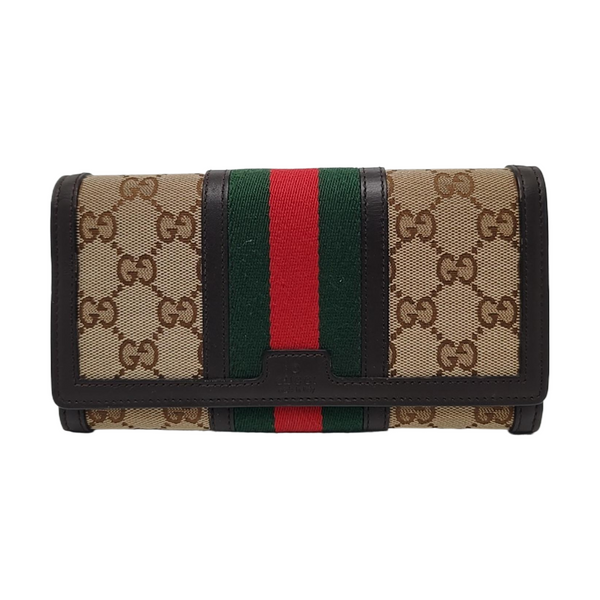 Monogram Canvas Wallet Beige