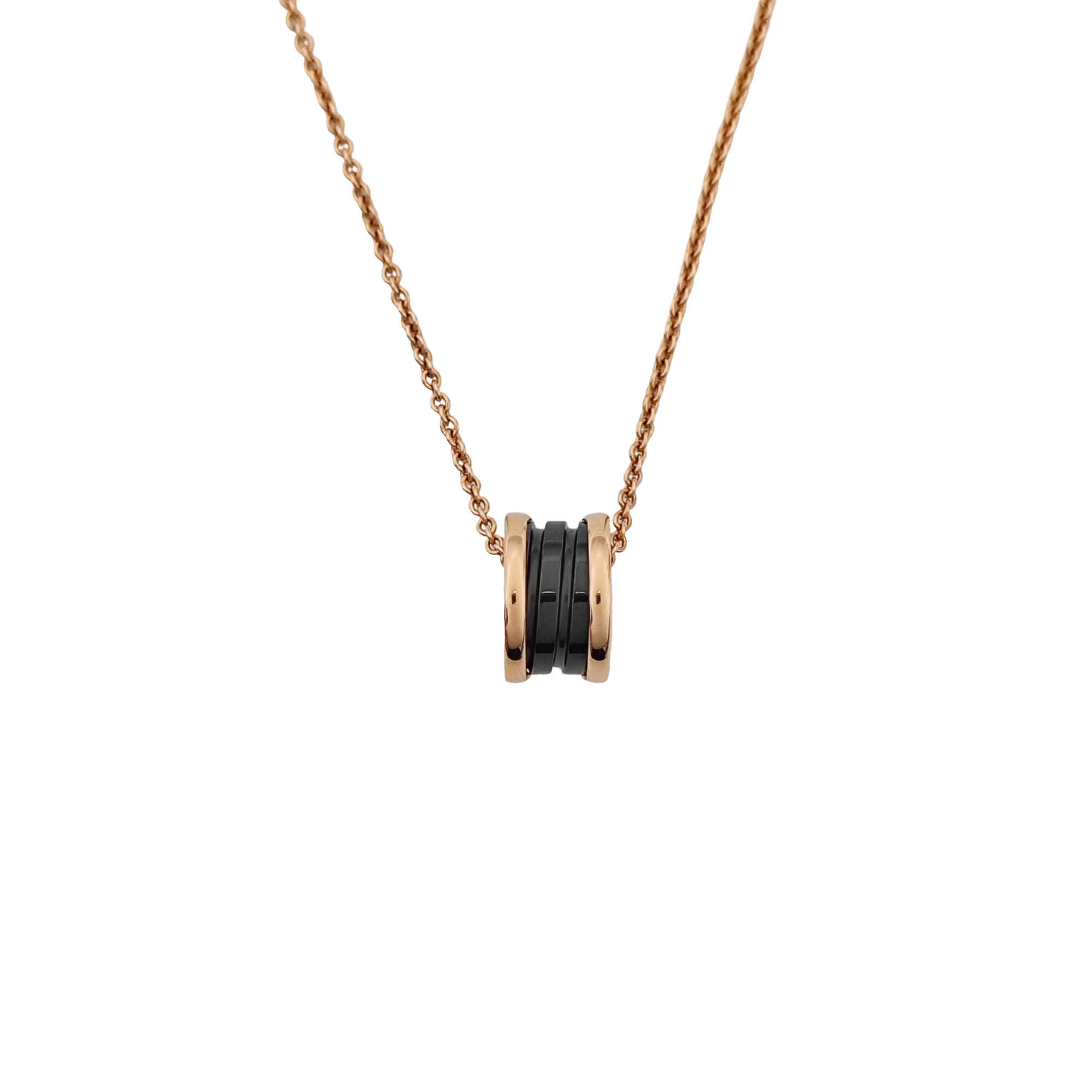 B.ZERO1 18k Rose Gold Necklace