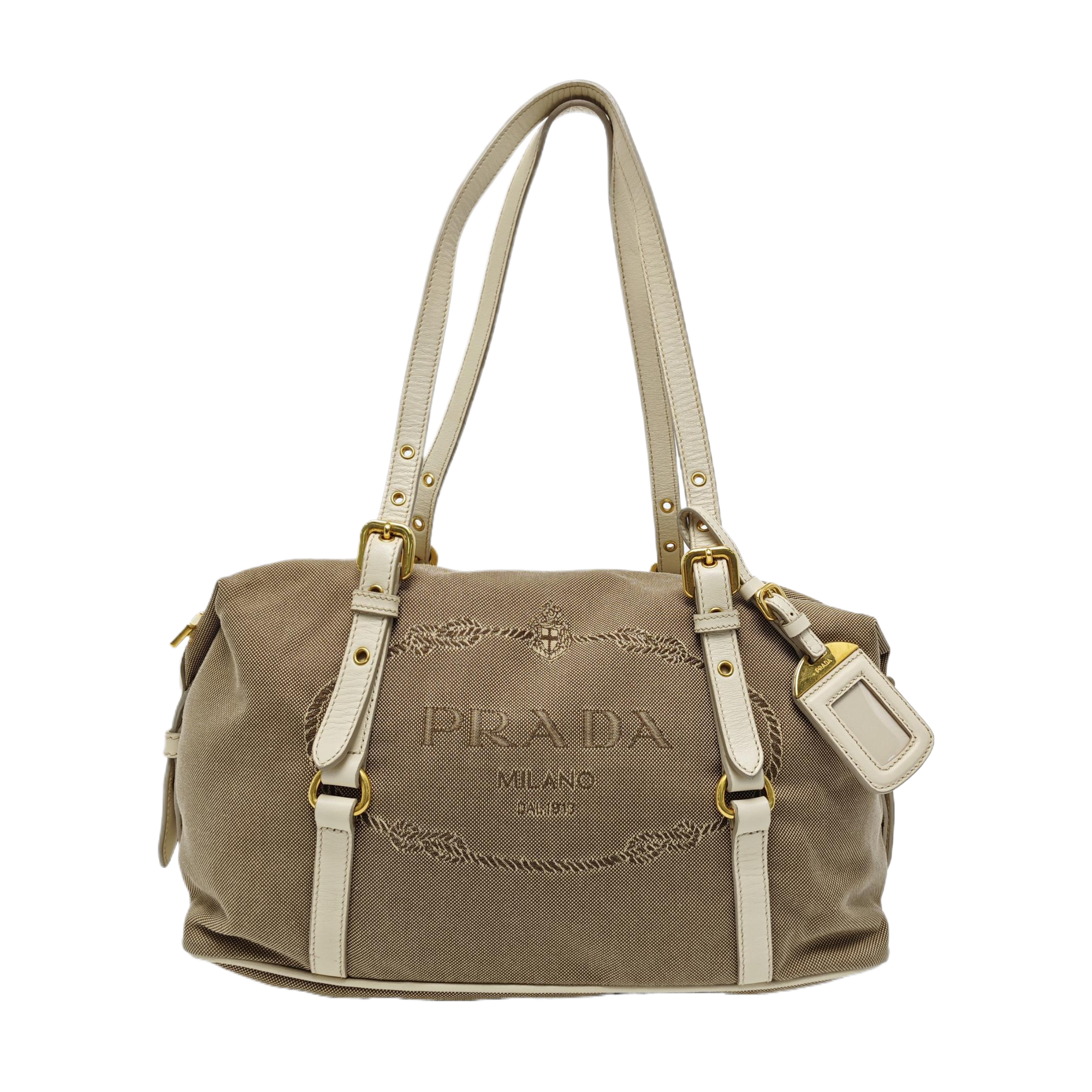Canvas Shoulder Bag Brown