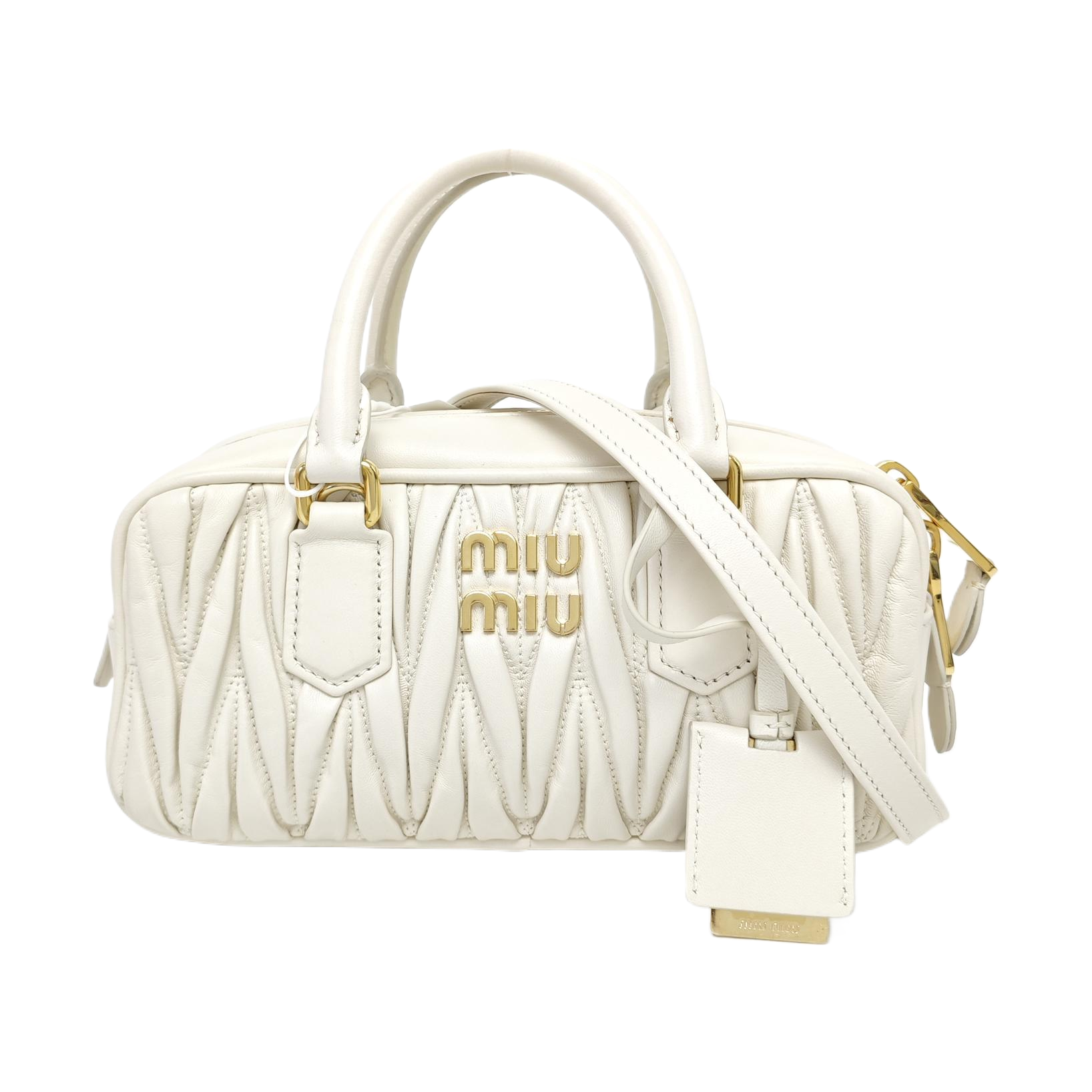 Arcadie Matelassé Lambskin White