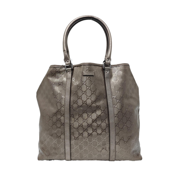 Monogram Coated Canvas Tote Bag Purple