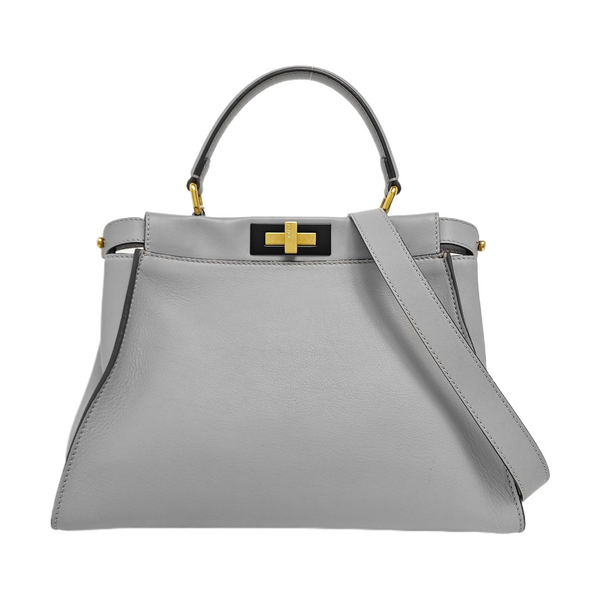 Peekaboo Medium Calfskin Blue