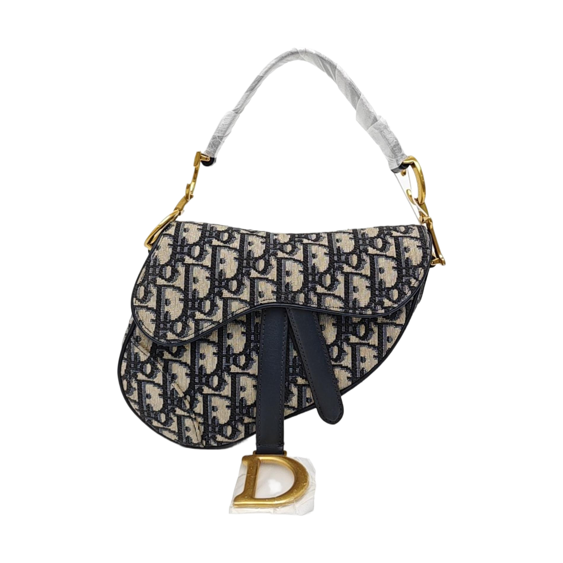 Saddle Mini Oblique Canvas Blue