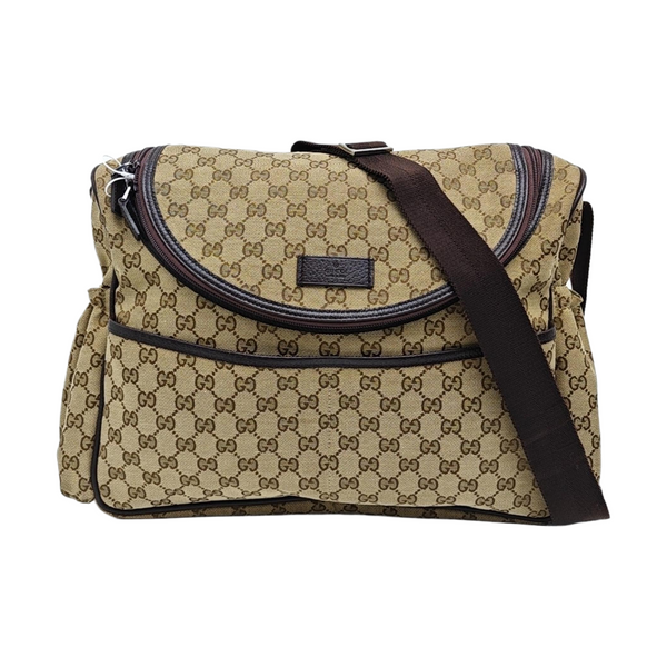 Monogram Canvas Shoulder Bag Black