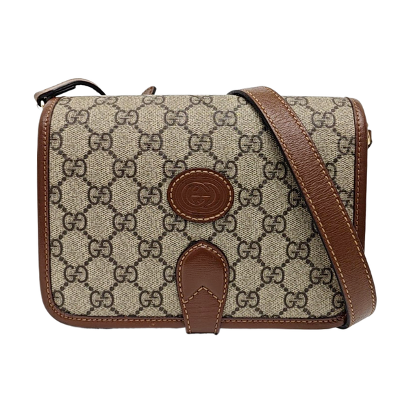 Retro Mini Monogram Coated Canvas Beige