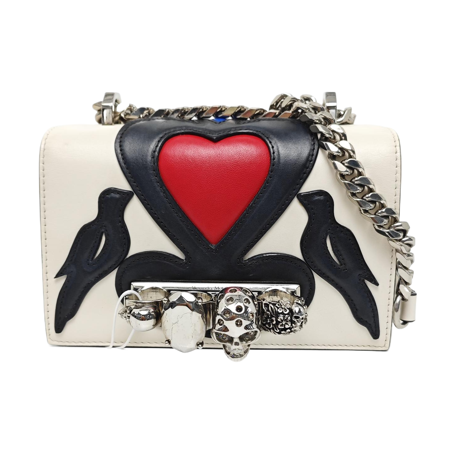 Calfskin Shoulder Bag White