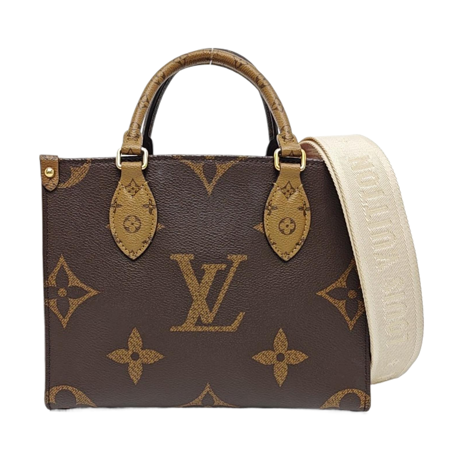 ONTHEGO PM Monogram Coated Canvas Brown