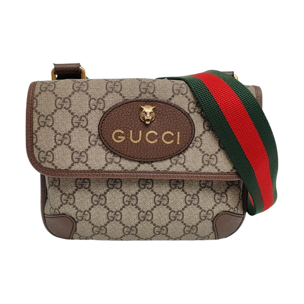 Neo Vintage Small Monogram Coated Canvas Beige