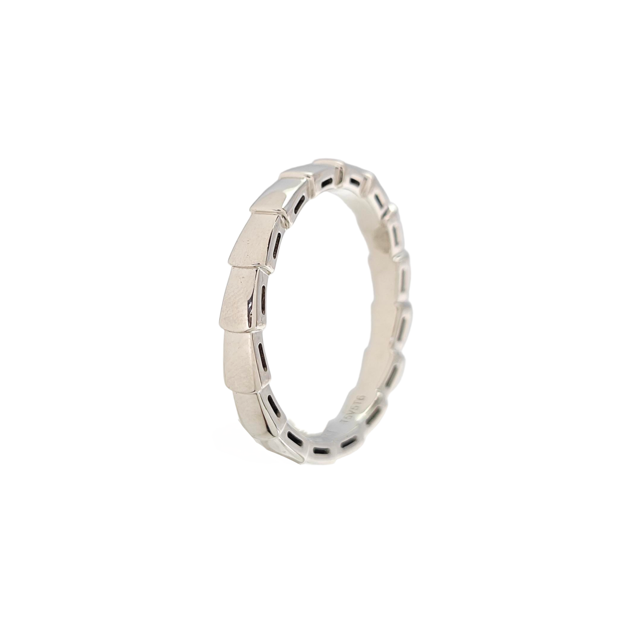 SERPENTI 18k White Gold Silver Ring EU 65