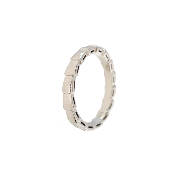 SERPENTI 18k White Gold Silver Ring EU 65