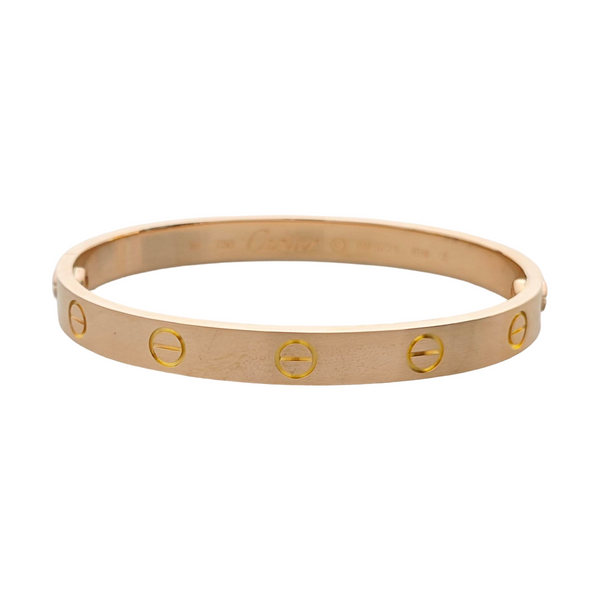 LOVE 18k Rose Gold Bangle