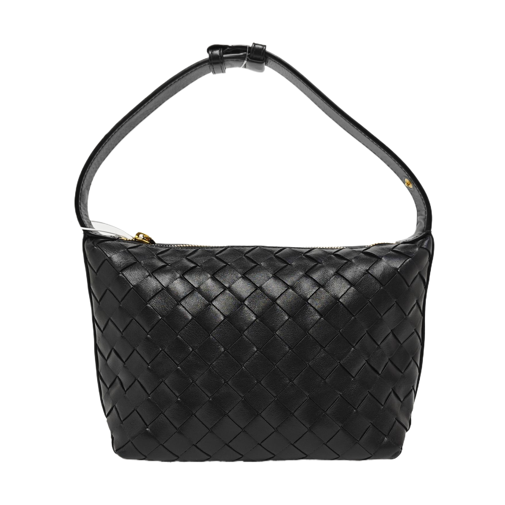 Lambskin Top Handle Bag Black