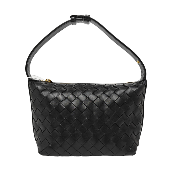 Lambskin Top Handle Bag Black