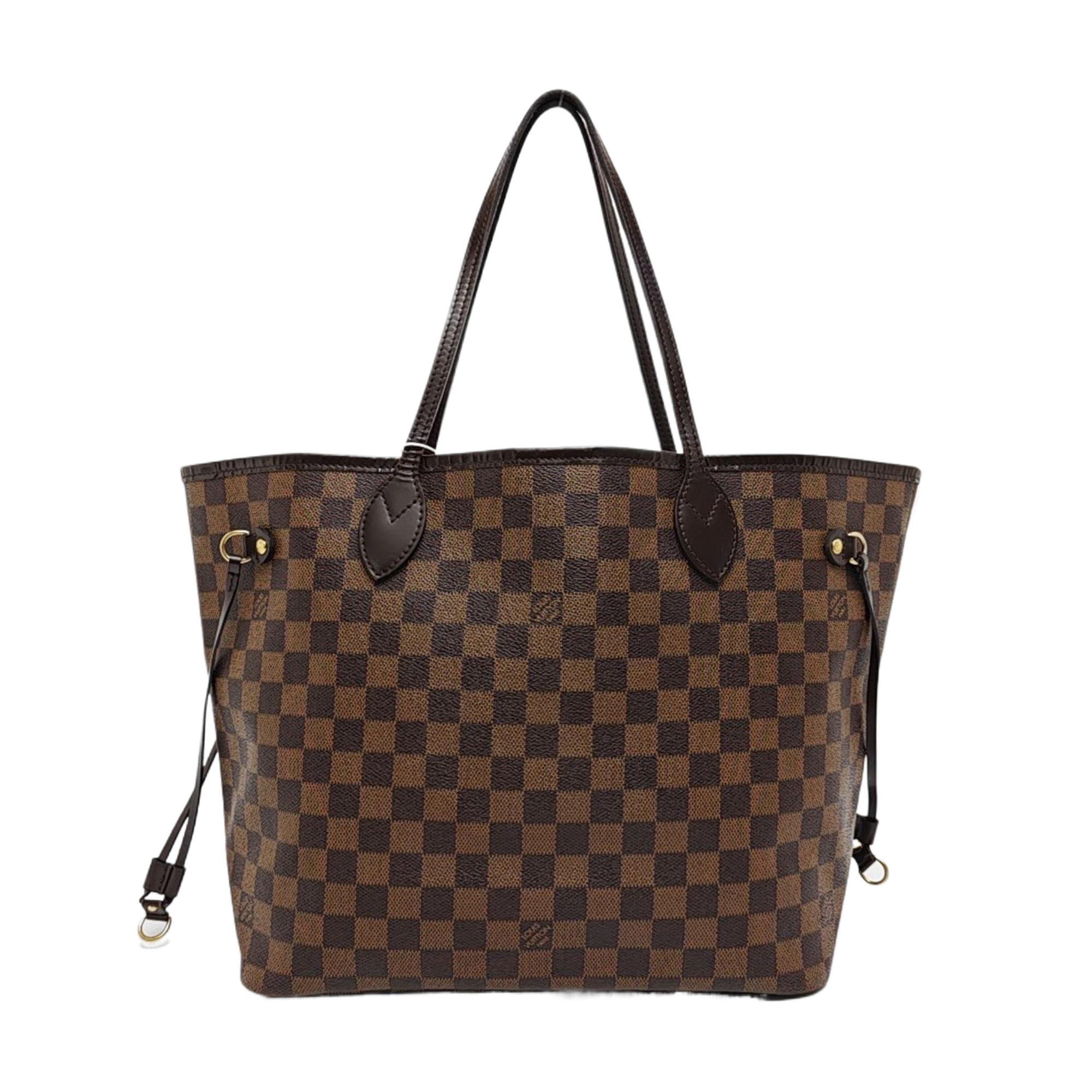 NEVERFULL MM Damier Ebene Coated Canvas Brown