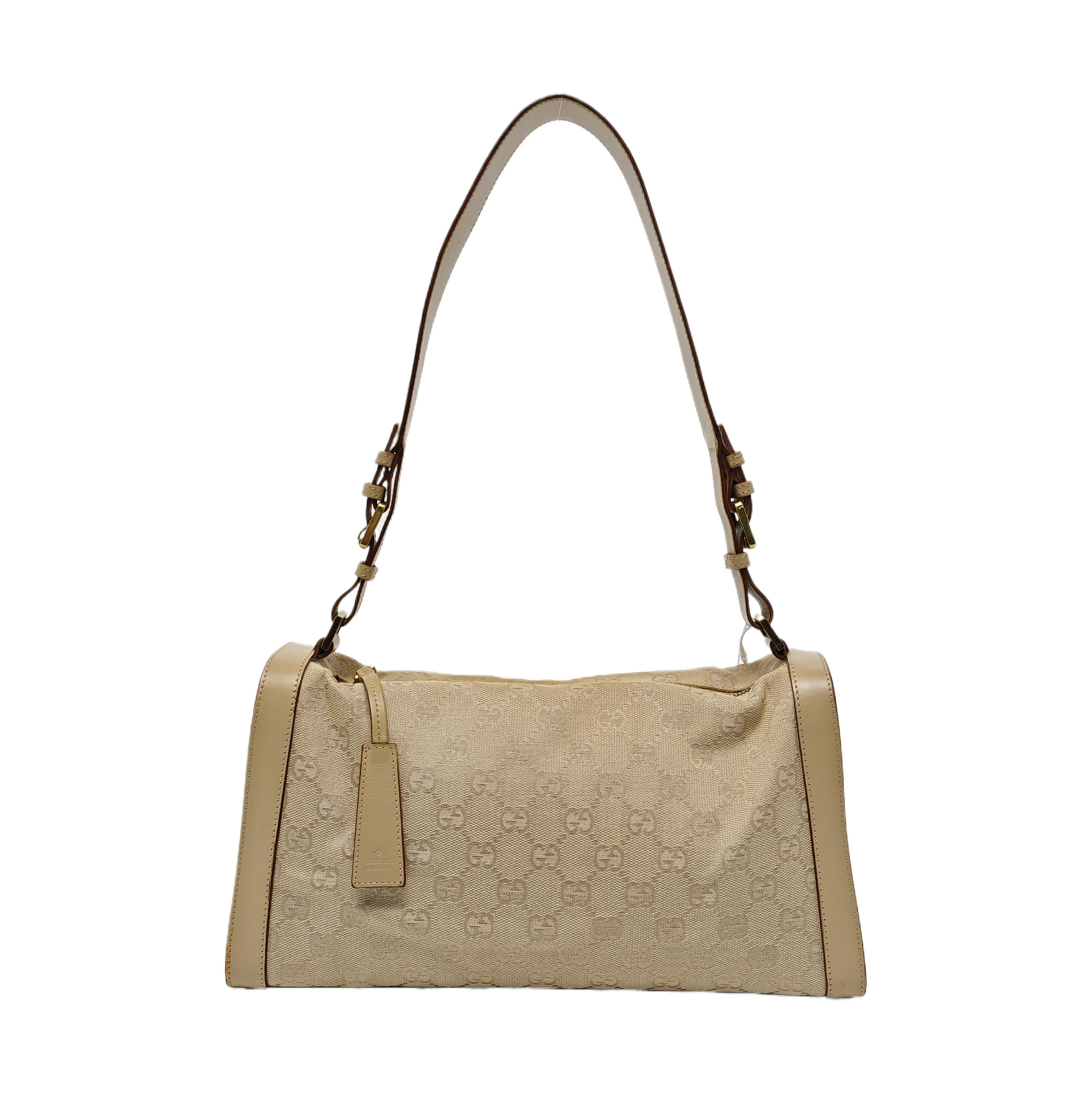 Monogram Canvas Top Handle Bag Beige
