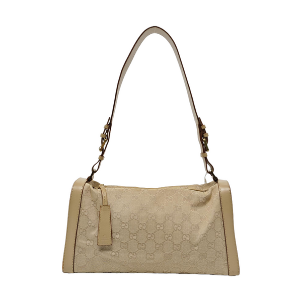 Monogram Canvas Top Handle Bag Beige