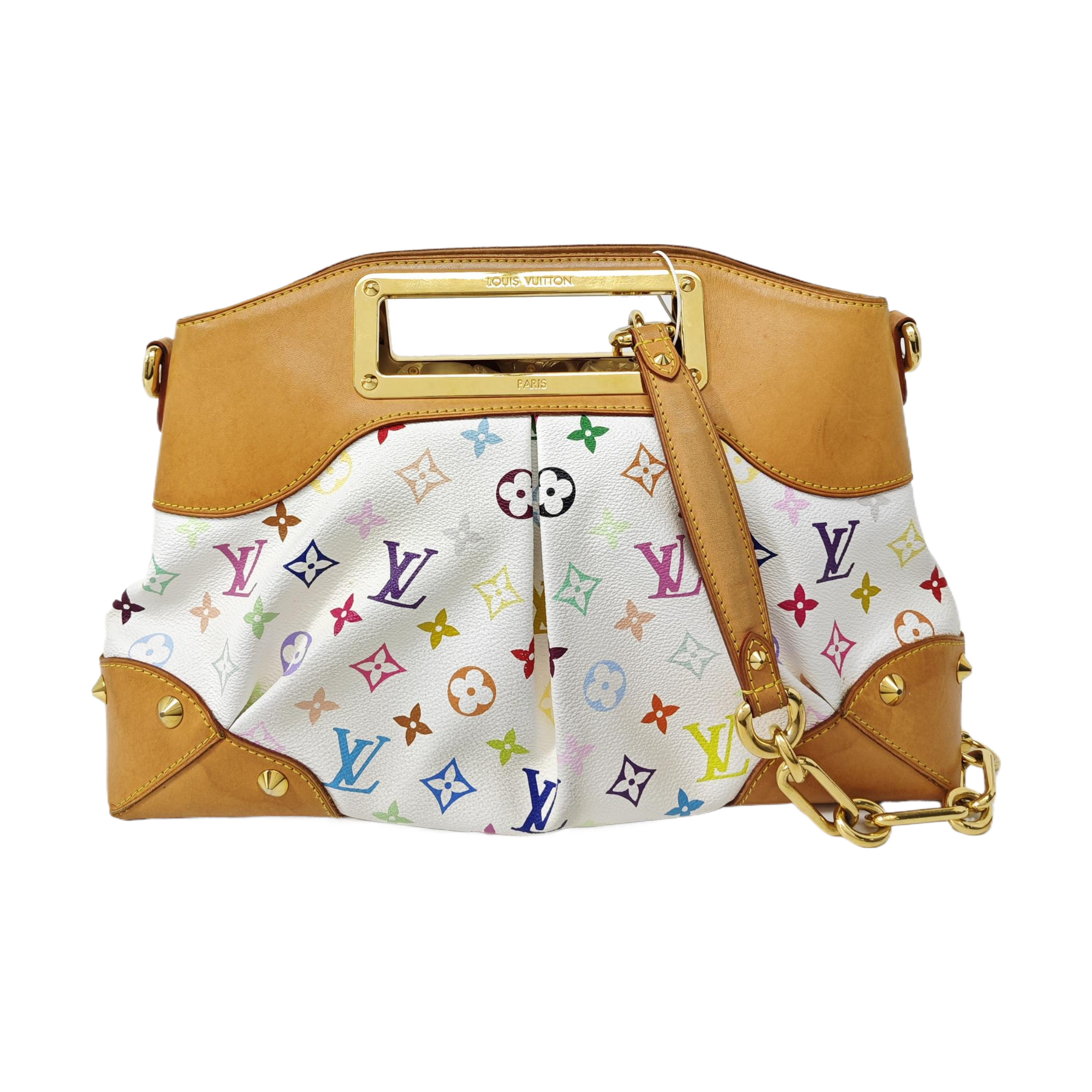 LV × TM JUDY MM Monogram Coated Canvas White