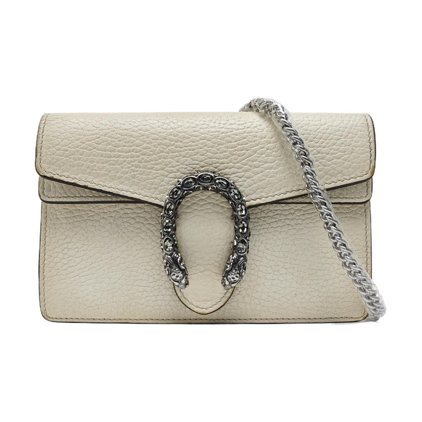 Dionysus Super Mini Calfskin White