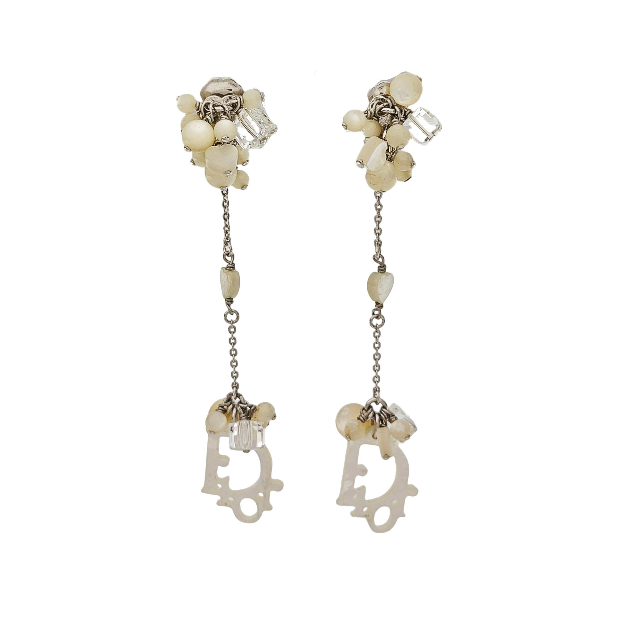 Metal Silver Clip On Earrings