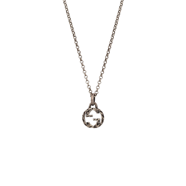 Interlocking G 925 Sterling Silver Necklace