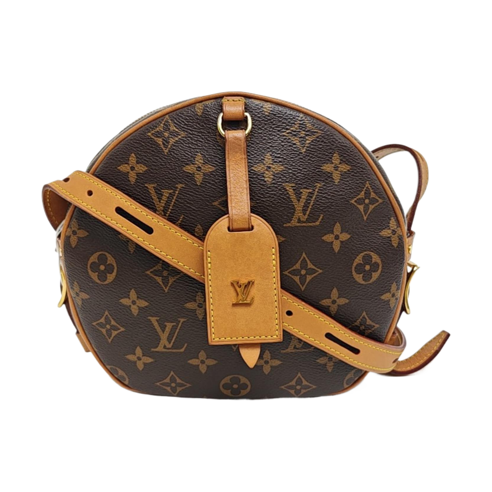 BOITE CHAPEAU MM Monogram Coated Canvas Brown