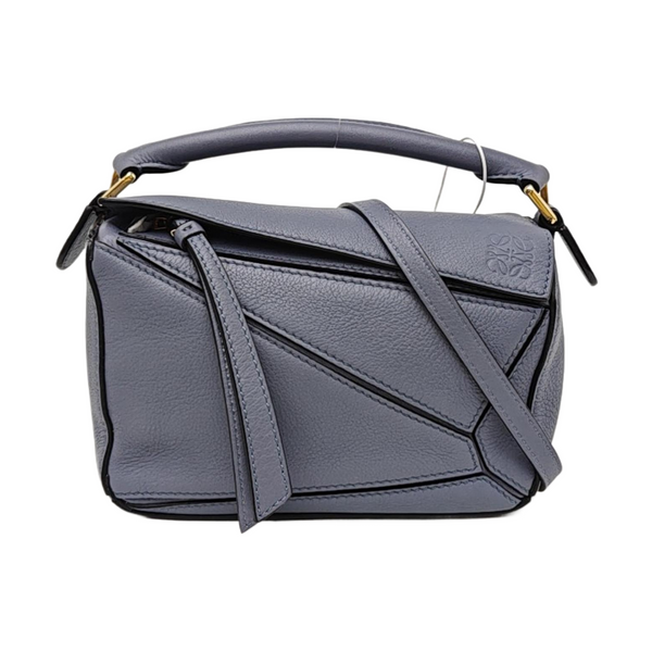 Puzzle Mini Calfskin Blue