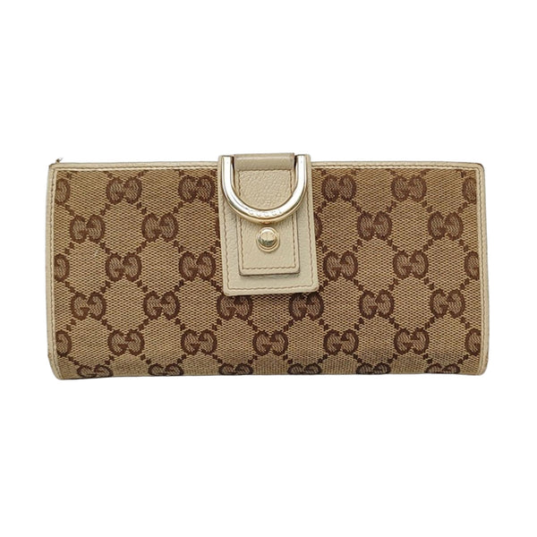 Monogram Canvas Wallet Beige