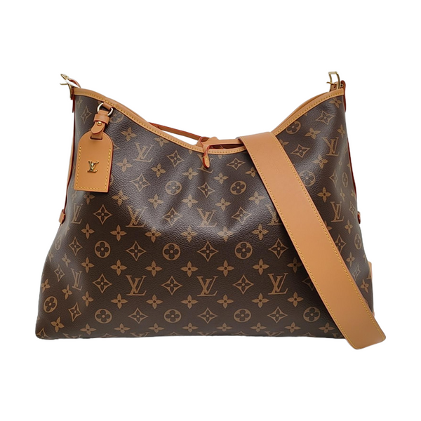 CARRYALL MM Monogram Coated Canvas Brown