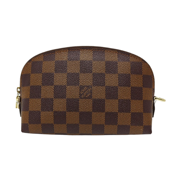 COSMETIC PM Damier Ebene Coated Canvas Brown