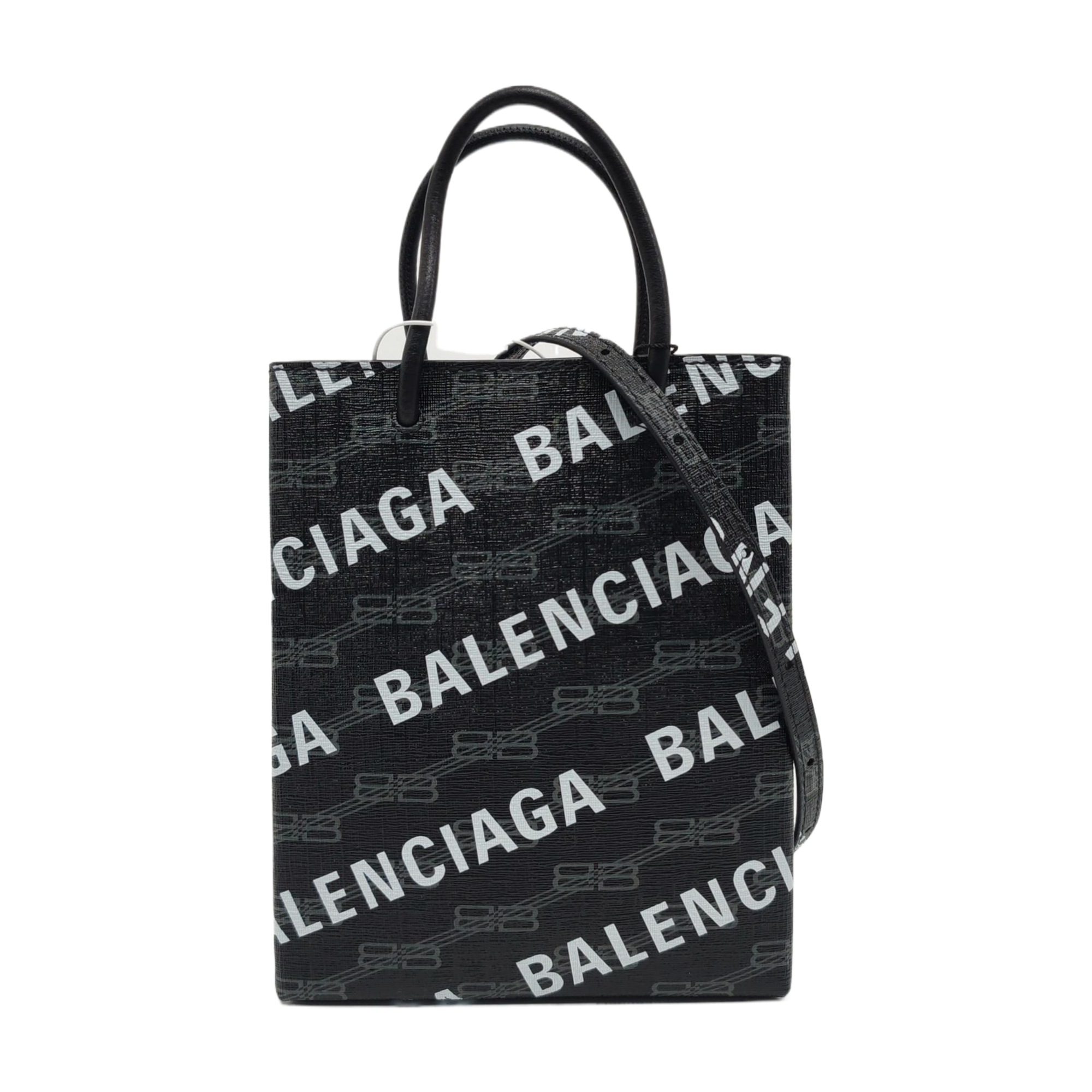 MONOGRAM Large Coated Canvas Black