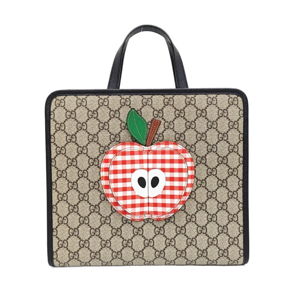 Children’s GG Bucket Monogram Coated Canvas Beige
