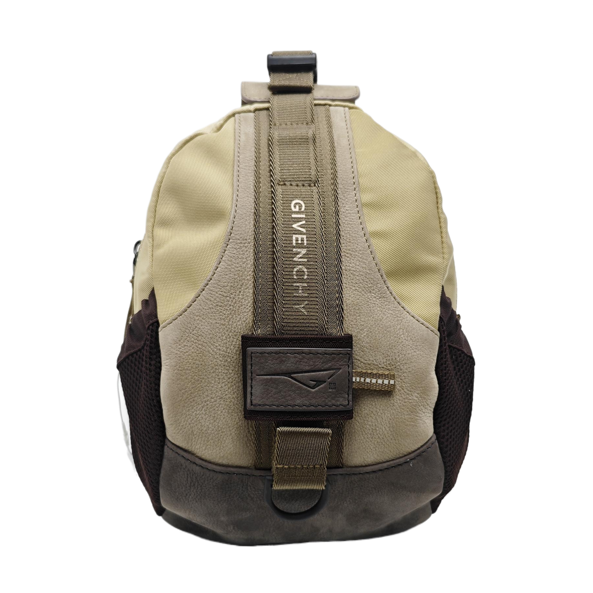 Fabric Shoulder Bag Beige