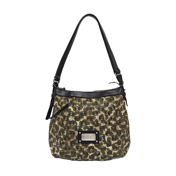 Coated Canvas Tote Bag Green