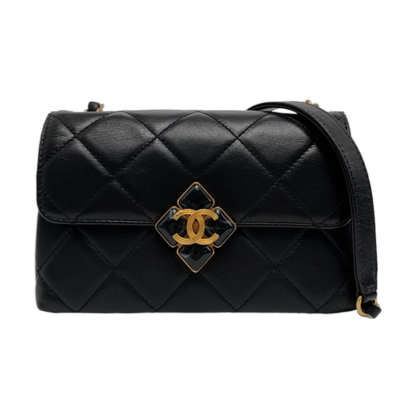 Quilted Lambskin Black