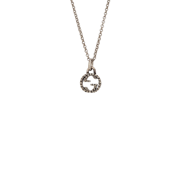 Interlocking G 925 Sterling Silver Necklace