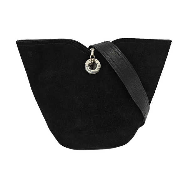 Suede Shoulder Bag Black