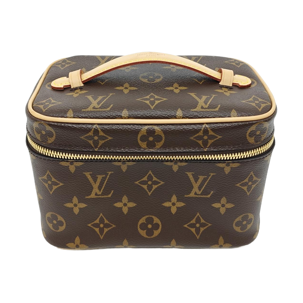 NICE Mini Monogram Coated Canvas Brown