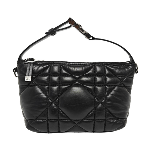 Diortravel Nomad Small Cannage Calfskin Black