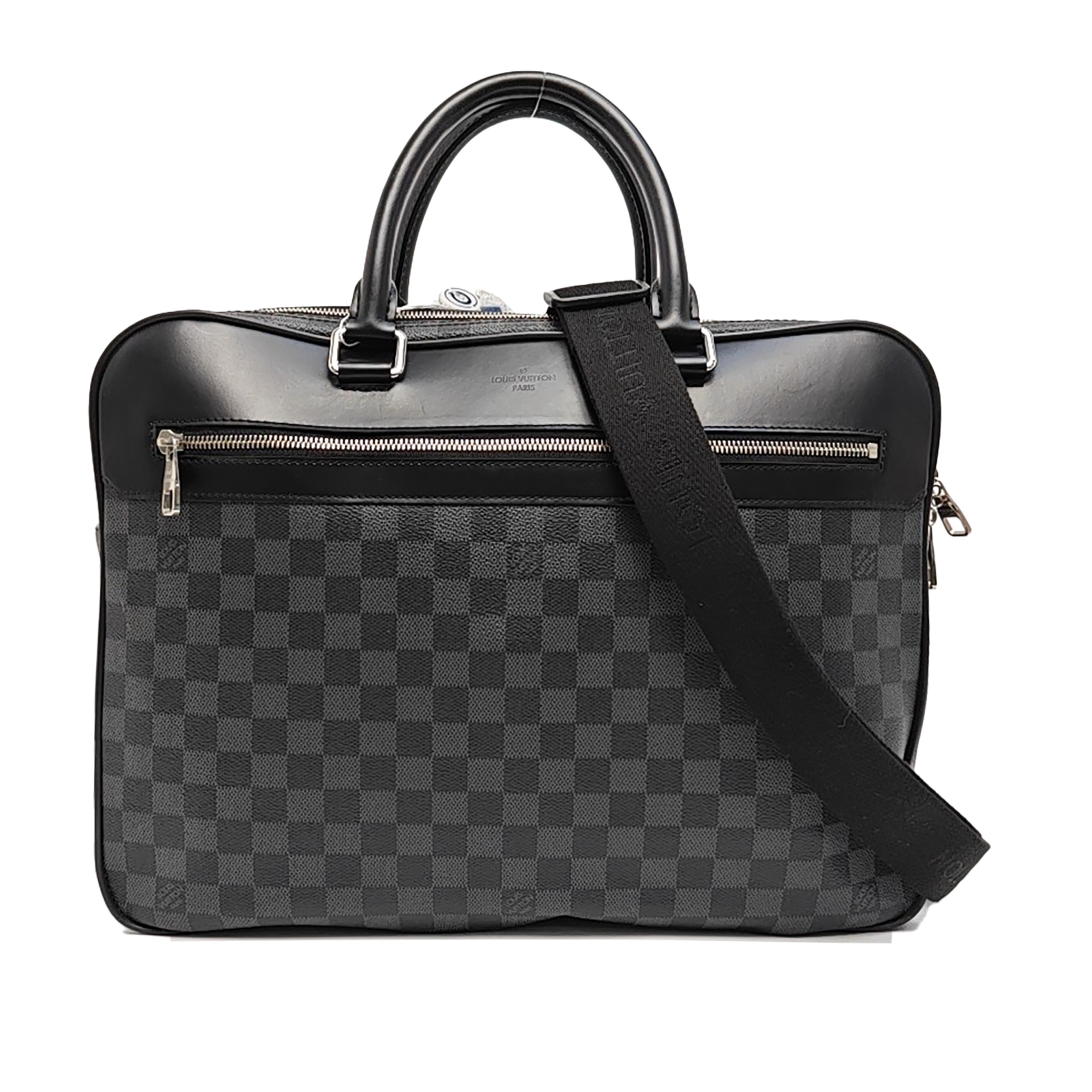 PORTE-DOCUMENTS GM Damier Graphite Coated Canvas Gray