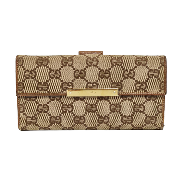 Monogram Canvas Wallet Beige