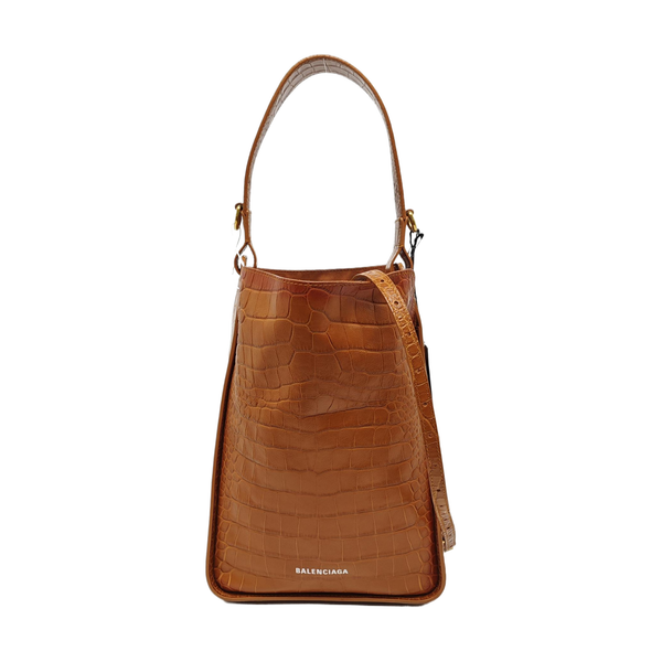 Calfskin Bucket Bag Brown