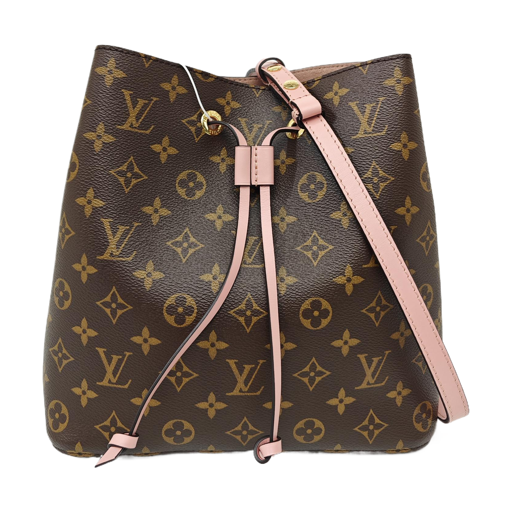 NÉONOÉ MM Monogram Coated Canvas Brown