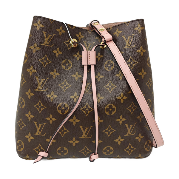 NÉONOÉ MM Monogram Coated Canvas Brown