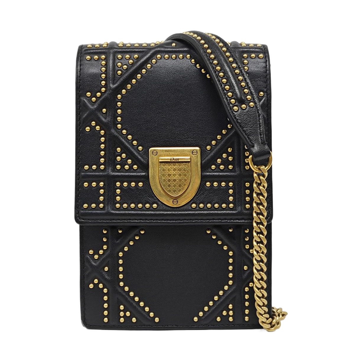 Diorama Cannage Lambskin Black
