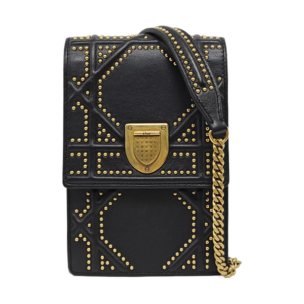Diorama Cannage Lambskin Black